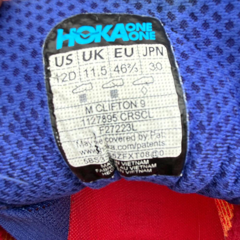 Hoka Clifton 9 Cerise/Cloudless Running Shoes - Picture 5 of 8
